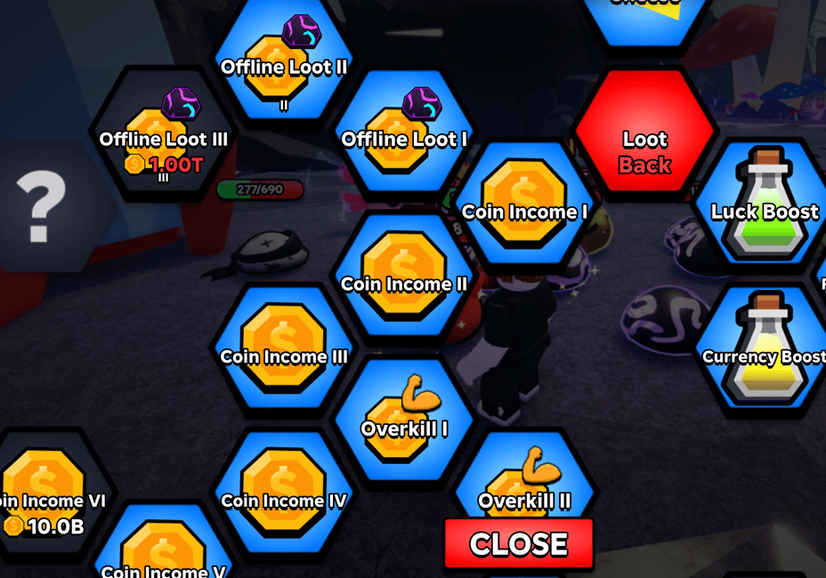 Coin Income upgrade in Slime RNG