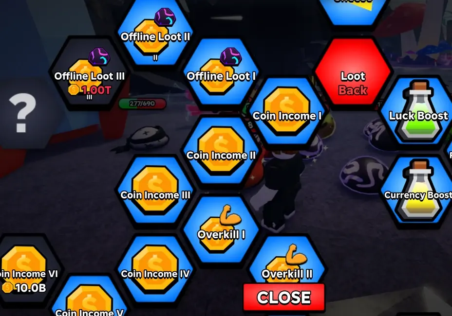 Coin Income upgrade in Slime RNG