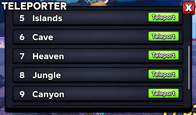 Crafting area in Slime RNG