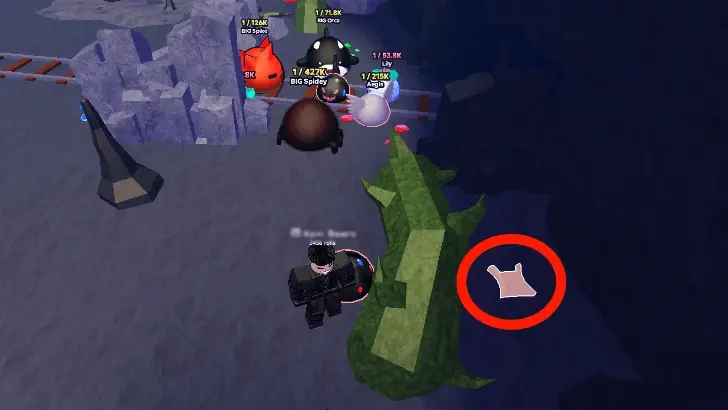 Caves recipe location screenshot for Crafty in Slime RNG