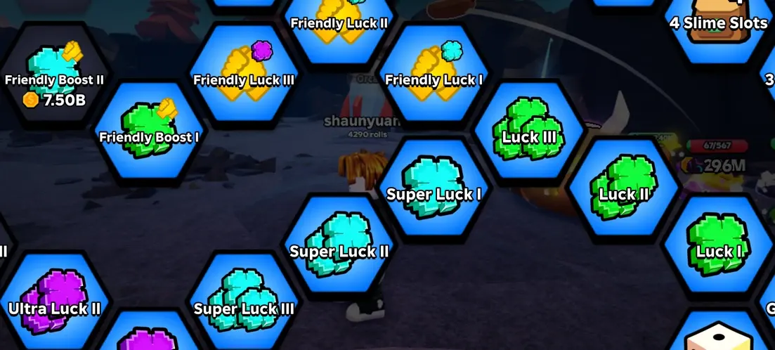 Luck upgrade in Slime RNG