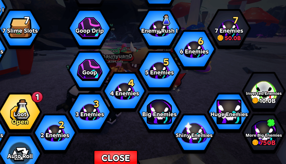 Number of Enemies upgrade in Slime RNG