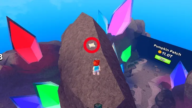 Crystal Cavern recipe location screenshot for Astro in Slime RNG