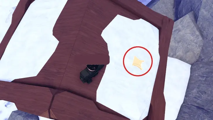 Winter Wonderland recipe location screenshot in Slime RNG
